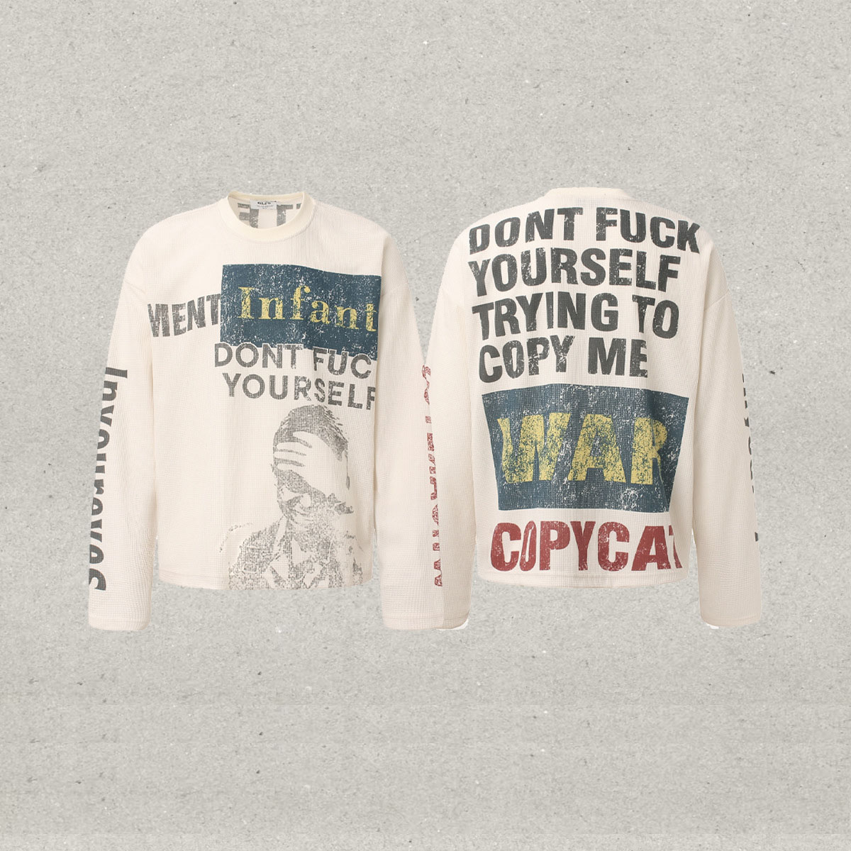 メンズ アメリカンスタイル クルーネック スウェット 秋冬 長袖 トレンド ストリートプリント トップス★