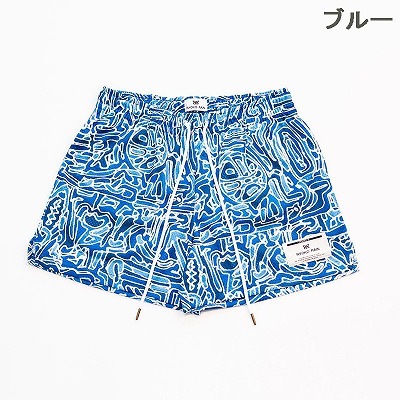 アルチビオ　イエローグリーン　エスニック柄ショートパンツ アルチビオイエローグリーンエスニック柄ショートパンツ