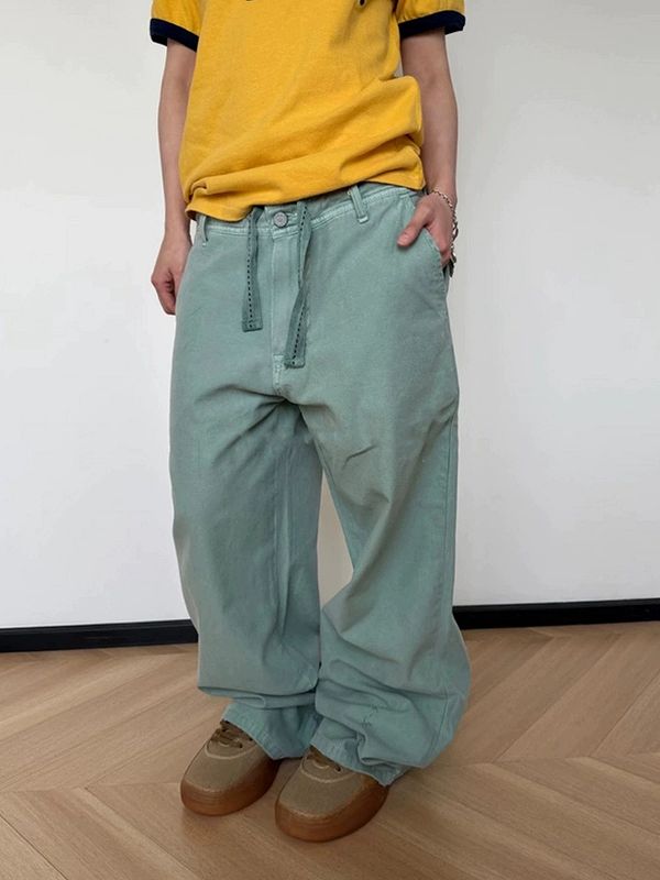 【極美品】秋冬春 PT01 メンズ 製品染め パンツ 50 LL (87) 青緑 1072410057_blk2.jpg