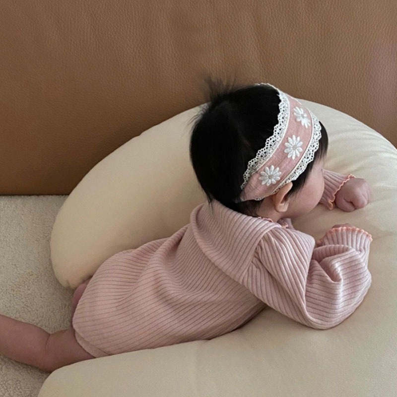 「66-90号」全3色 女の子 パフスリーブロンパース オールインワン ベビー キッズ 子供服