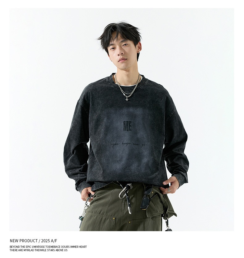 メンズ 美式ストリート風 長袖スウェットトップス M‐8XLビッグサイズ