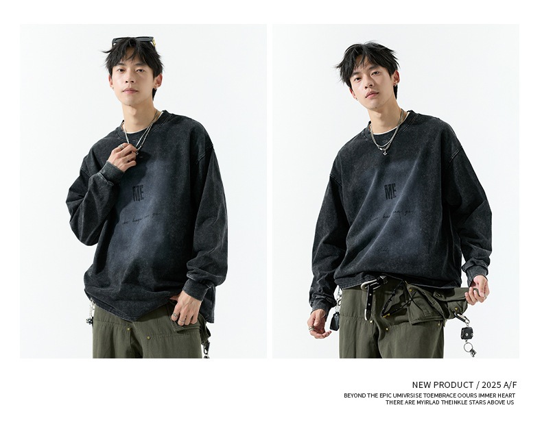 メンズ 美式ストリート風 長袖スウェットトップス M‐8XLビッグサイズ