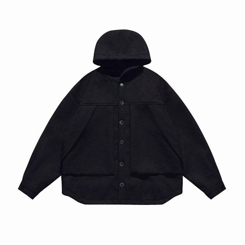 フード付き黒ジャケット 吉業重工 フード付きジャケット｜Yahoo!フリマ（旧PayPayフリマ）