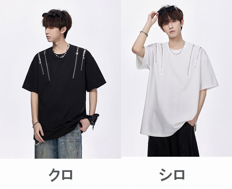 メンズ ラウンドネック 半袖 Tシャツ 男女兼用 ストリート系 トップス