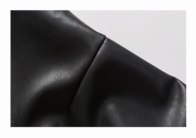 【即納/在庫処分】メンズ フード付き PU ジャケット 男女兼用 ストリート系 防寒アウター 春秋冬 2024新作★