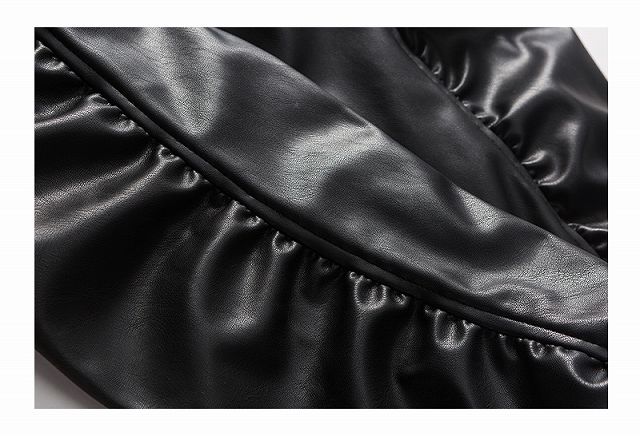 【即納/在庫処分】メンズ フード付き PU ジャケット 男女兼用 ストリート系 防寒アウター 春秋冬 2024新作★