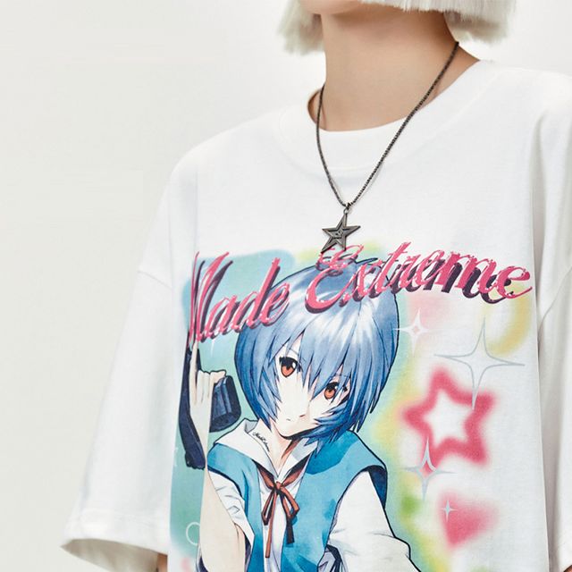メンズファッション ラウンドネック 半袖Tシャツ 男女兼用