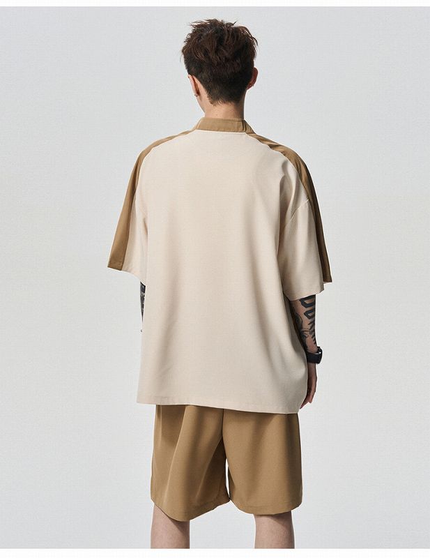 メンズ スポーツ風 半袖 Tシャツ 男女兼用 ショートパンツ