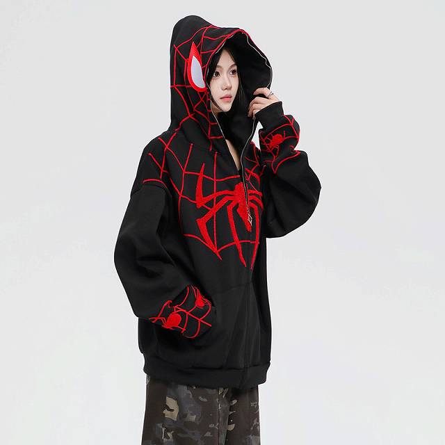 メンズ ジップアップ パーカー 男女兼用 ストリート系 フード