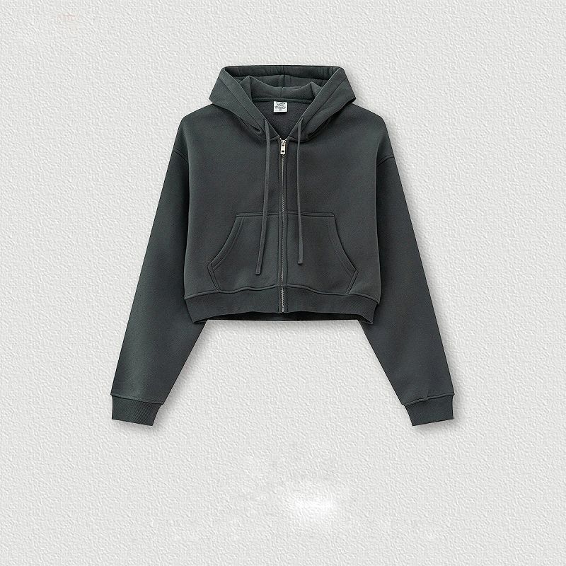 メンズ 無地 裏起毛 ジップアップパーカー 男女兼用 ストリート