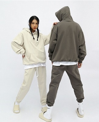 【OEM生産可能】メンズ  裏パイル パーカー 男女兼用 ジョガーパンツ セットアップ  秋冬 2023新作★全5色