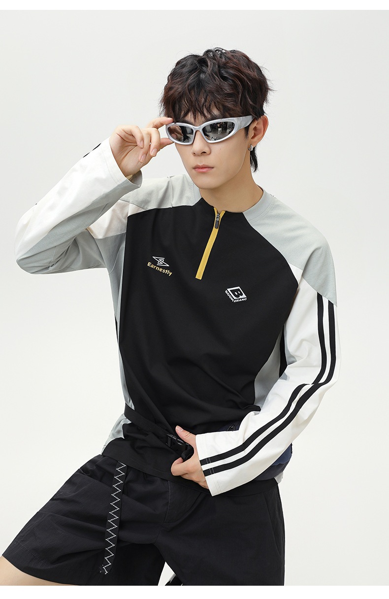 SALE✩.*˚日本製 23区SPORT UVカット ハーフジップ長袖シャツ SALE✩.*˚日本製 23区SPORT UVカット ハーフジップ長袖シャツ