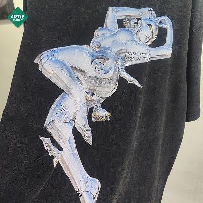 JEEPレトロストリート半袖 Tシャツ レトロ T-Shirtダメージ加工 メンズ ダメージ加工 ビンテージ風 半袖Tシャツ 男女兼用