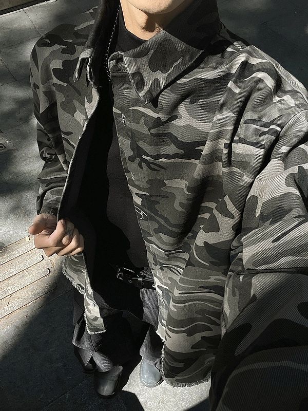 PXG フード付きブラックシャツ 迷彩柄 TMC TRN SP2 コンバット シャツ フード付き ブラック x グリーン