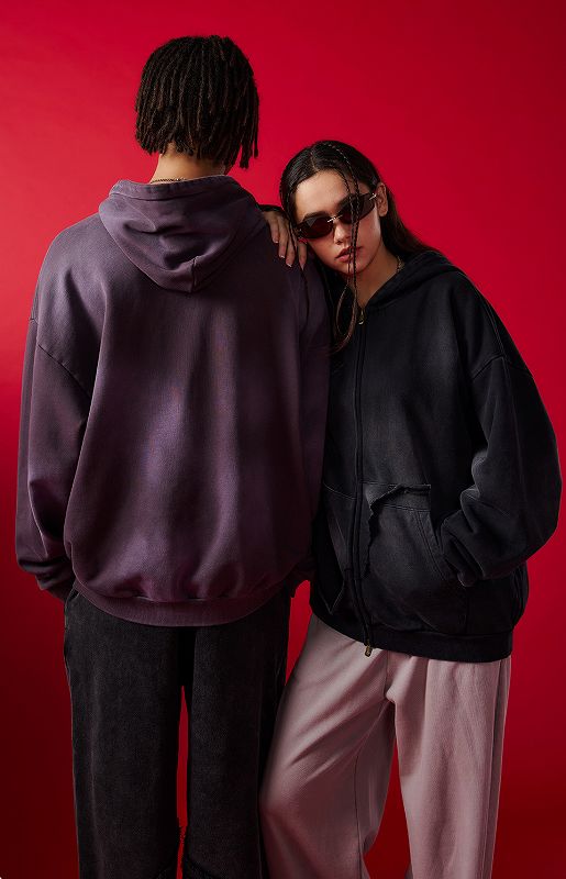 メンズ 生地430g 裏パイル ジップアップ パーカー 男女兼用 ストリート系 秋冬 2026新作★全2色