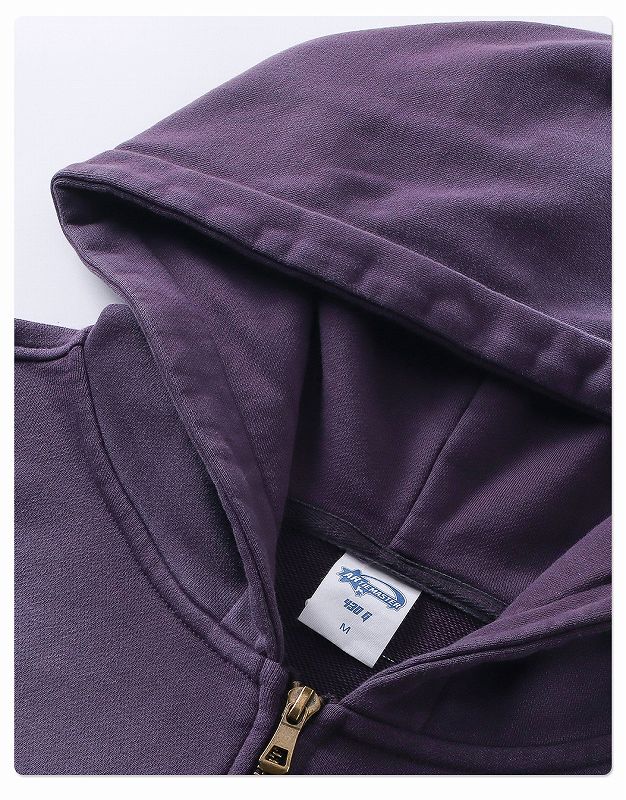 メンズ 生地430g 裏パイル ジップアップ パーカー 男女兼用 ストリート系 秋冬 2026新作★全2色