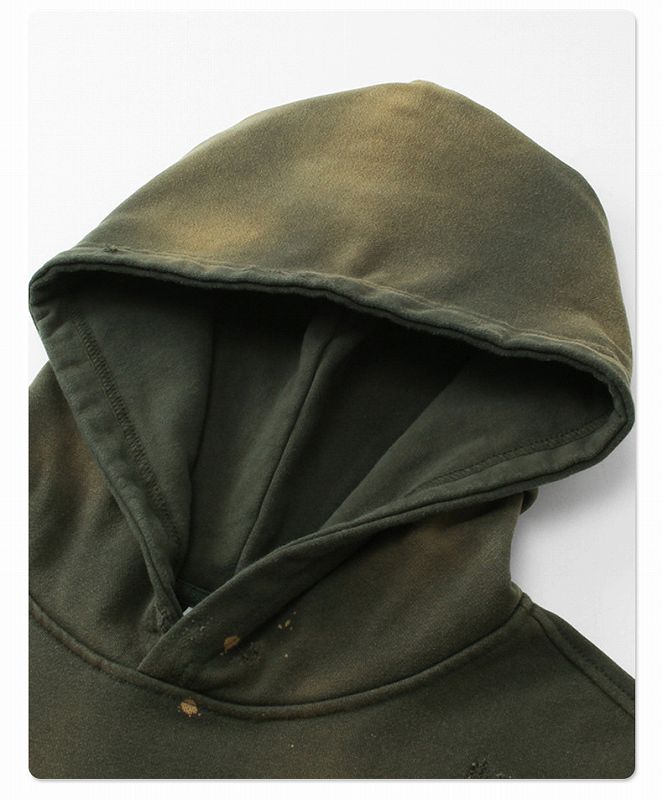 メンズ 生地450g ビンテージ風 裏パイル パーカー 男女兼用 ストリート系 秋冬 2026新作★全6色