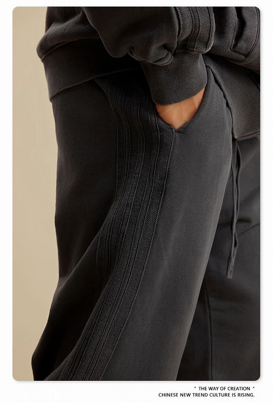 メンズ ビンテージ風 ジョガーパンツ 男女兼用 ストリート系 ボトムス 春秋冬 2025新作★全4色