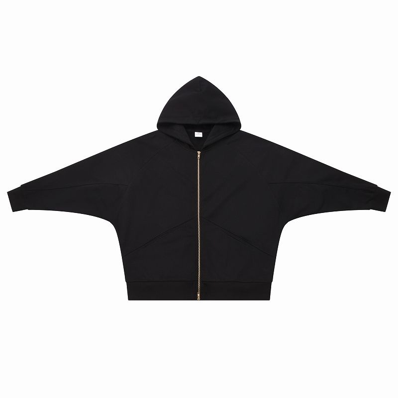 メンズ 裏パイル ジップアップパーカー 男女兼用 ドルマンスリーブ アウター 秋冬 2026新作 ★全3色