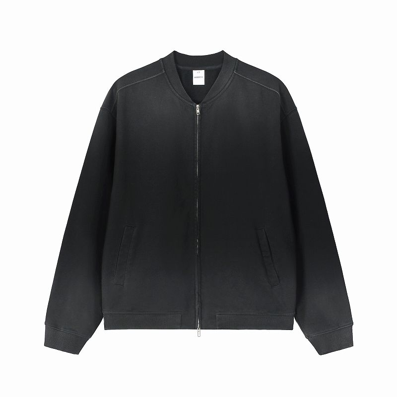 メンズ 裏パイル ジップアップ トップス 男女兼用 ビンテージ風 アウター 秋冬 2026新作 ★全3色