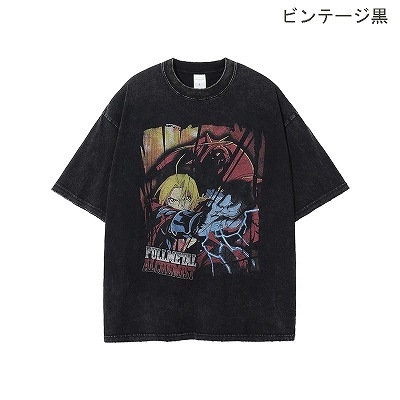 メンズ ダメージ加工 ビンテージ風 半袖Tシャツ 男女兼用 ストリート系 