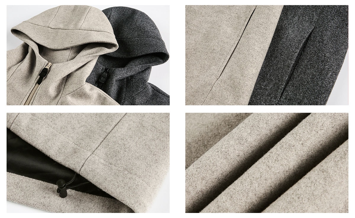 メンズ 秋冬新作 ウールジャケット カジュアル 短丈ワイドシルエット 保温厚手 通勤アウター★全2色