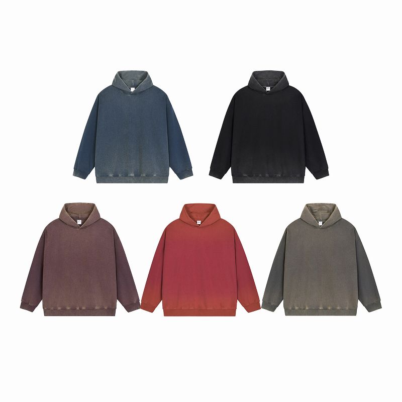 メンズ 生地404g ビンテージ風 裏パイル パーカー 男女兼用 ストリート系 秋冬 2026新作★全5色