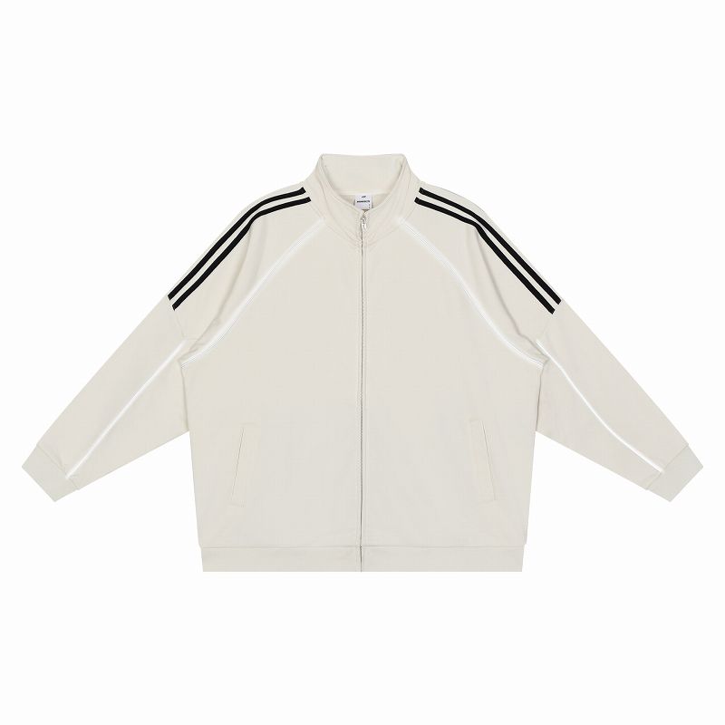 メンズ 反射ライン スポーツ風 トップス 男女兼用 ジョガーパンツ セットアップ 春秋 2026新作★全4色