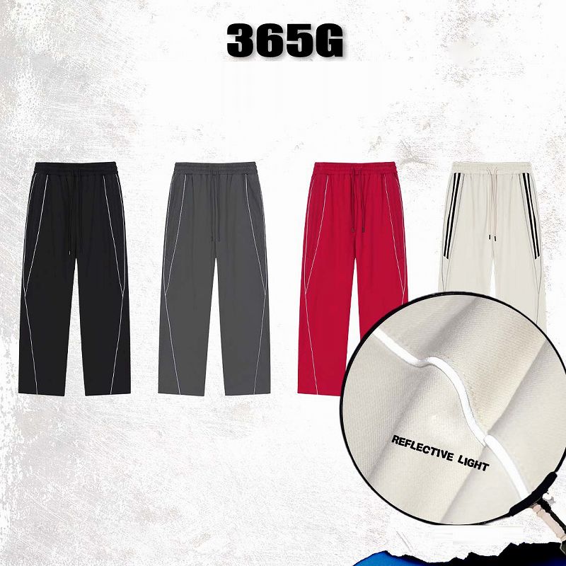 メンズ 反射ライン スポーツ風 トップス 男女兼用 ジョガーパンツ セットアップ 春秋 2026新作★全4色