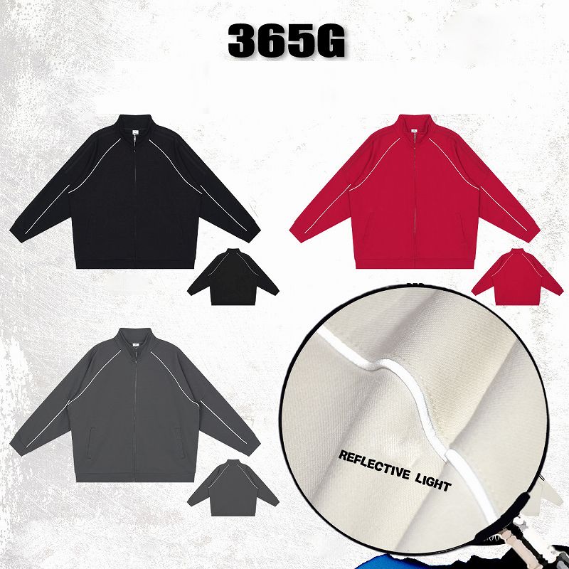 メンズ 反射ライン スポーツ風 トップス 男女兼用 ジョガーパンツ セットアップ 春秋 2026新作★全4色