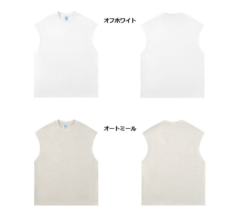 メンズ 2025春夏新作 ノースリーブTシャツ タンクトップ ストリート系
