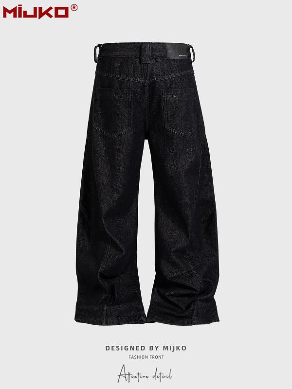 メンズファッション デニム パンツ 男女兼用 ストリート系 ボトムス 春秋 2026新作★