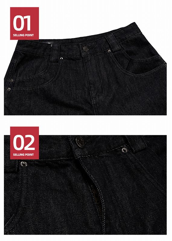 メンズファッション デニム パンツ 男女兼用 ストリート系 ボトムス 春秋 2026新作★