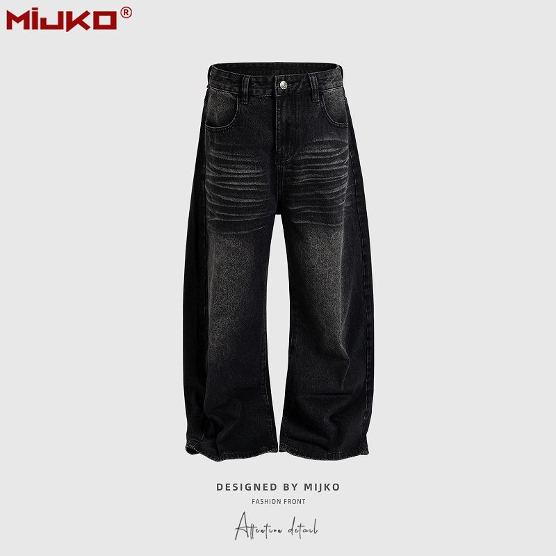 メンズファッション デニム パンツ 男女兼用 ストリート系 ボトムス 春秋 2026新作★