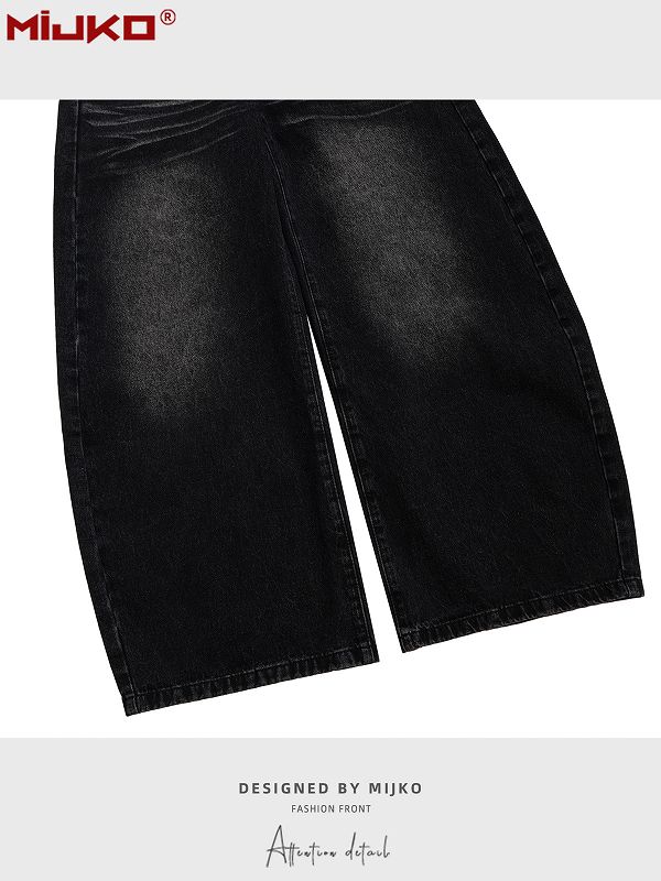 メンズファッション デニム パンツ 男女兼用 ストリート系 ボトムス 春秋 2026新作★