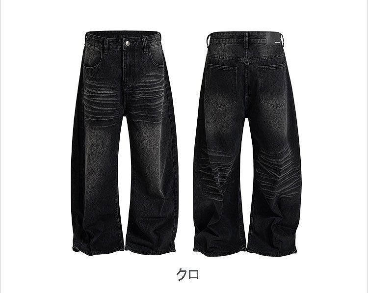 メンズファッション デニム パンツ 男女兼用 ストリート系 ボトムス 春秋 2026新作★