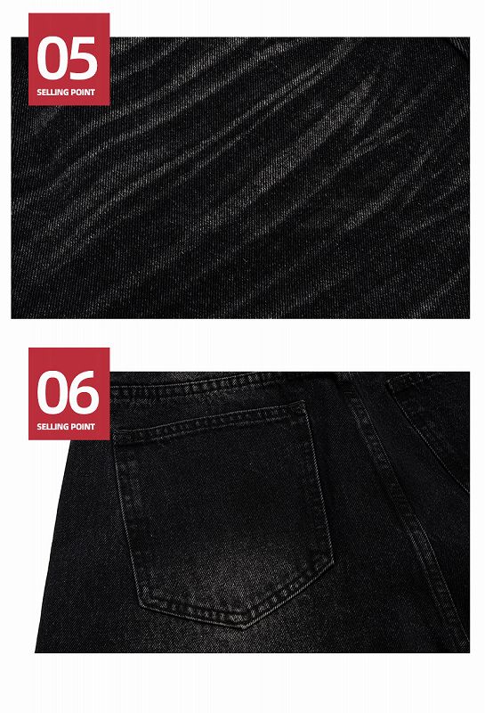 メンズファッション デニム パンツ 男女兼用 ストリート系 ボトムス 春秋 2026新作★