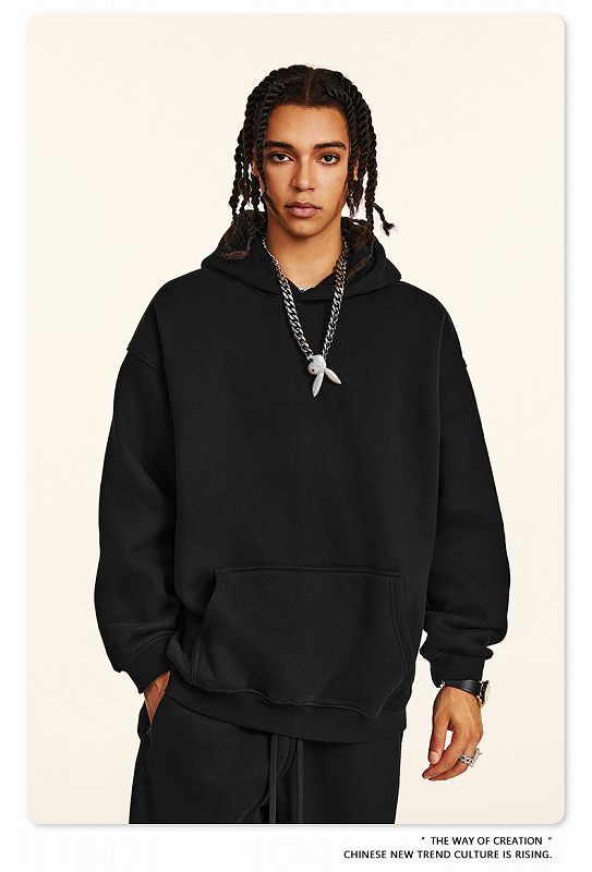 メンズファッション 無地 裏起毛 パーカー 男女兼用 ジョガーパンツ セットアップ 秋冬 2026新作★全7色