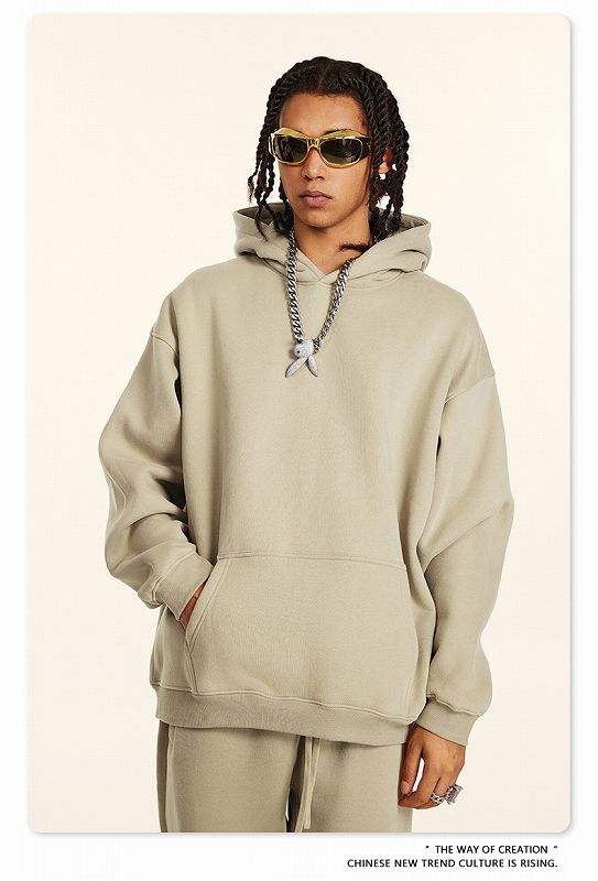 メンズファッション 無地 裏起毛 パーカー 男女兼用 ジョガーパンツ セットアップ 秋冬 2026新作★全7色