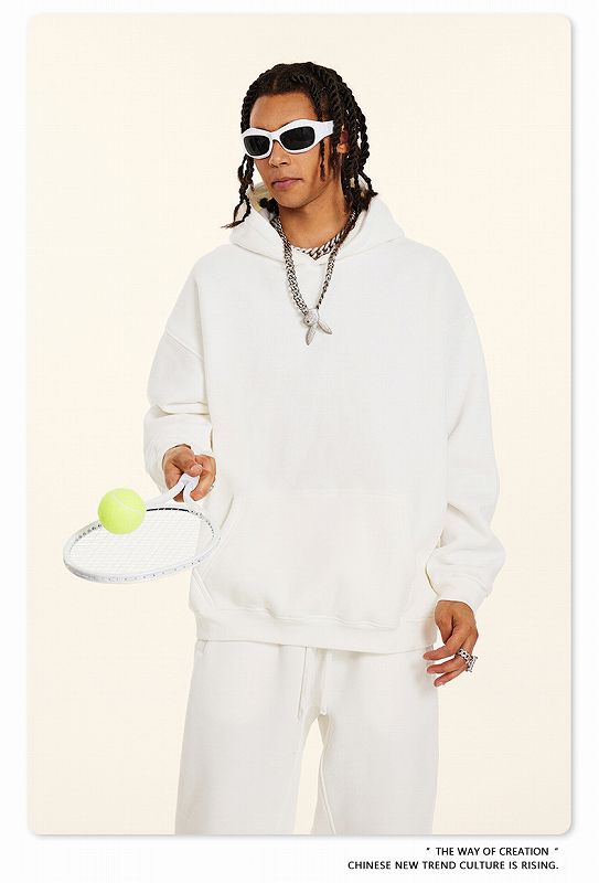 メンズファッション 無地 裏起毛 パーカー 男女兼用 ジョガーパンツ セットアップ 秋冬 2026新作★全7色