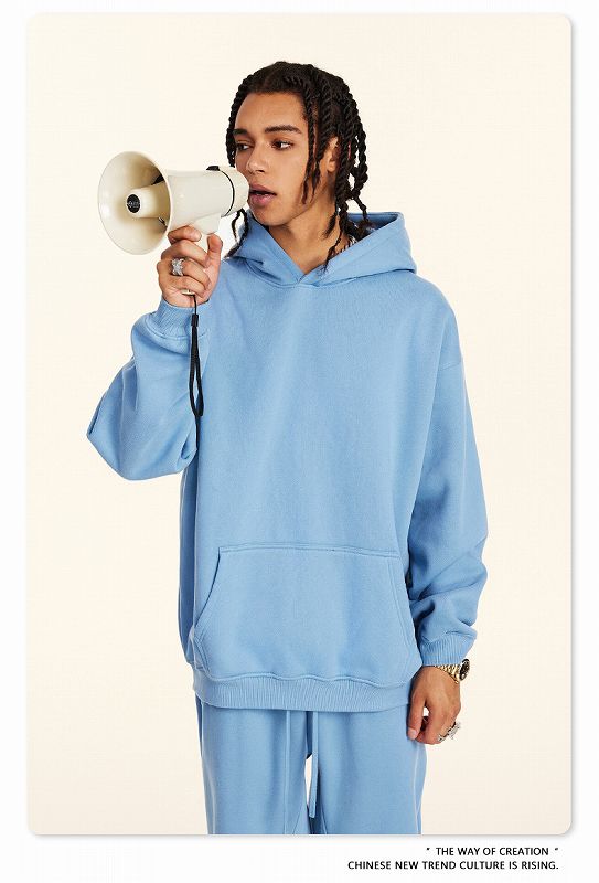 メンズファッション 無地 裏起毛 パーカー 男女兼用 ジョガーパンツ セットアップ 秋冬 2026新作★全6色