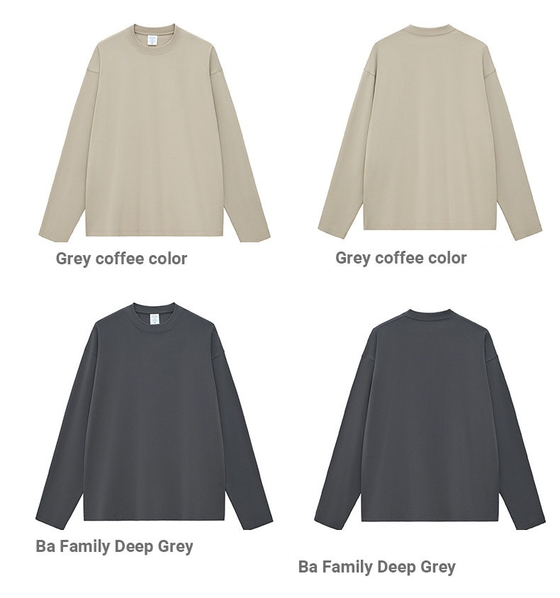 メンズ 無地 アメリカンスタイル 長袖Tシャツ 270gコットン 男女兼用ロンT トップス カットソー★全3色