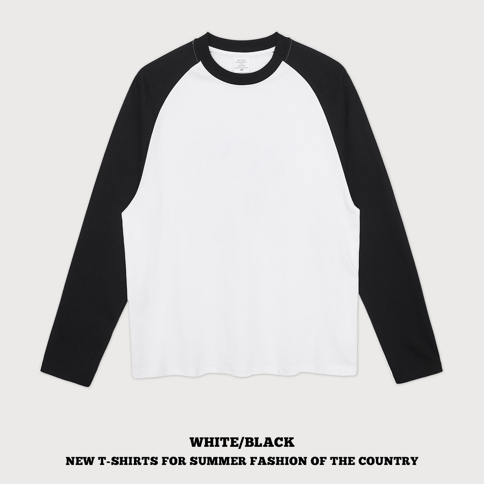 メンズ 長袖Tシャツ 配色切替 ラグラン袖 アメカジ風 ヴィンテージデザイン カットソー トップス★全6色