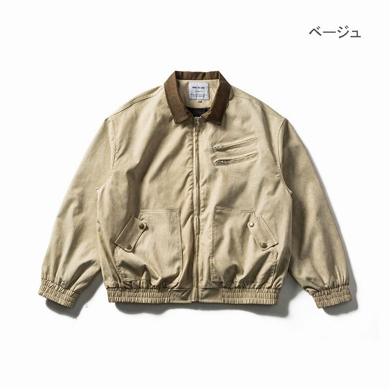 メンズ ワーク風 ジャケット 男女兼用 ストリート系 防寒アウター 春秋 2026新作★全2色