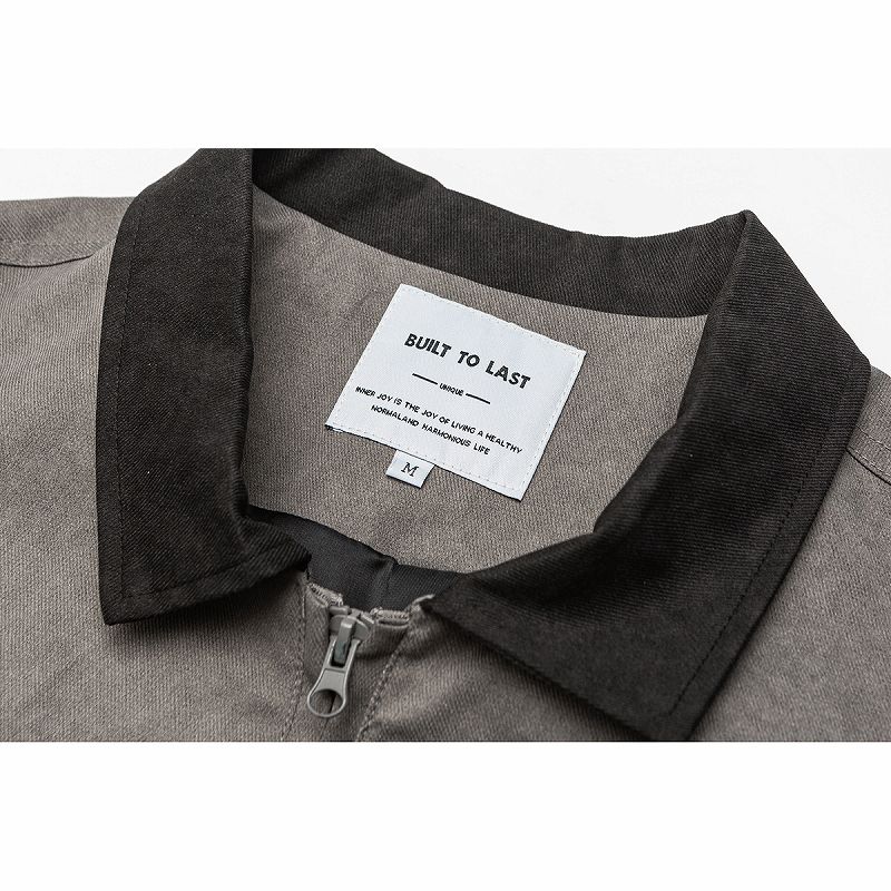 メンズ ワーク風 ジャケット 男女兼用 ストリート系 防寒アウター 春秋 2026新作★全2色