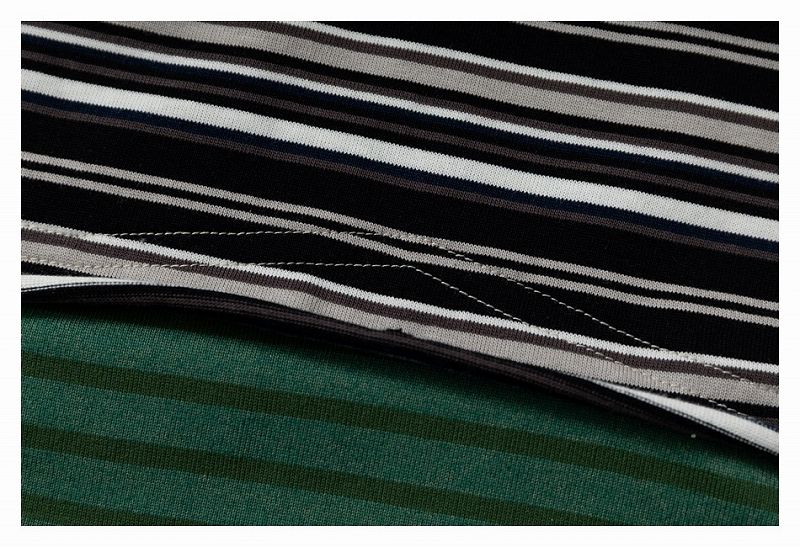 メンズ ボーダー柄 長袖 Tシャツ 男女兼用 ストリート系 トップス 春夏 2026新作★