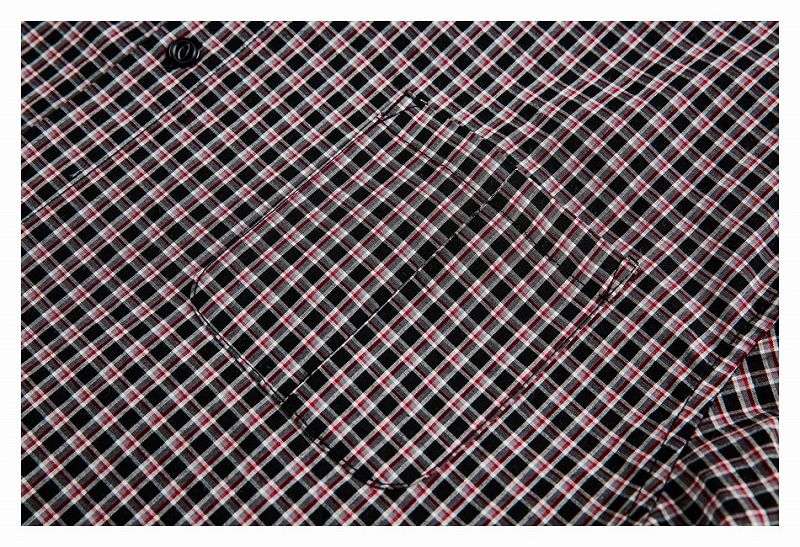 メンズ チェック柄 長袖 シャツ 男女兼用 ストリート系 トップス  春秋 2026新作★