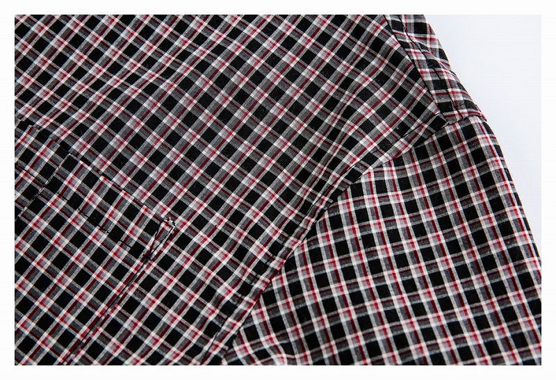 メンズ チェック柄 長袖 シャツ 男女兼用 ストリート系 トップス  春秋 2026新作★