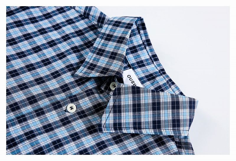 メンズ チェック柄 長袖 シャツ 男女兼用 ストリート系 トップス 春秋 2026新作★全2色