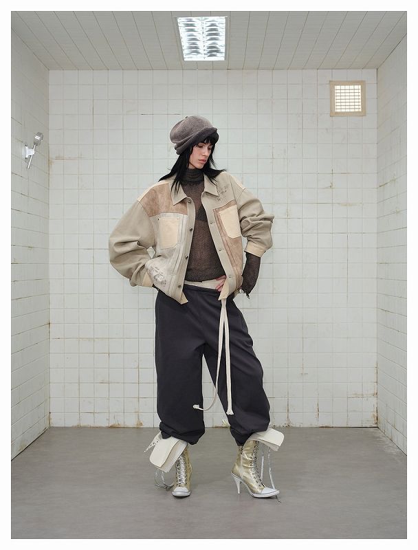 メンズ ビンテージ風 ジャケット 男女兼用 ストリート系 防寒アウター 春秋 2026新作★